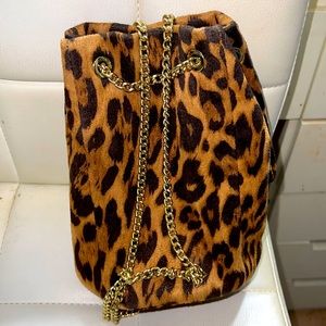 Cheetah print bag